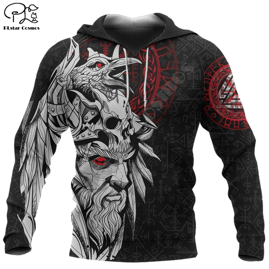 

PLstar Cosmos 3DPrint Newfashion Viking Art Tattoo Icelan Totem Harajuku Streetwear Funny Unisex Men/Women Amazing Hoodies/Zip28