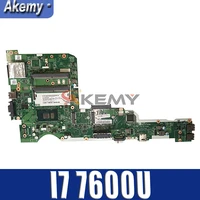 akemy for lenovo thinkpad l570 notebook motherboard la c422p i7 7600u cpu ddr4 100 test work fru 01er225 01er227 01er229