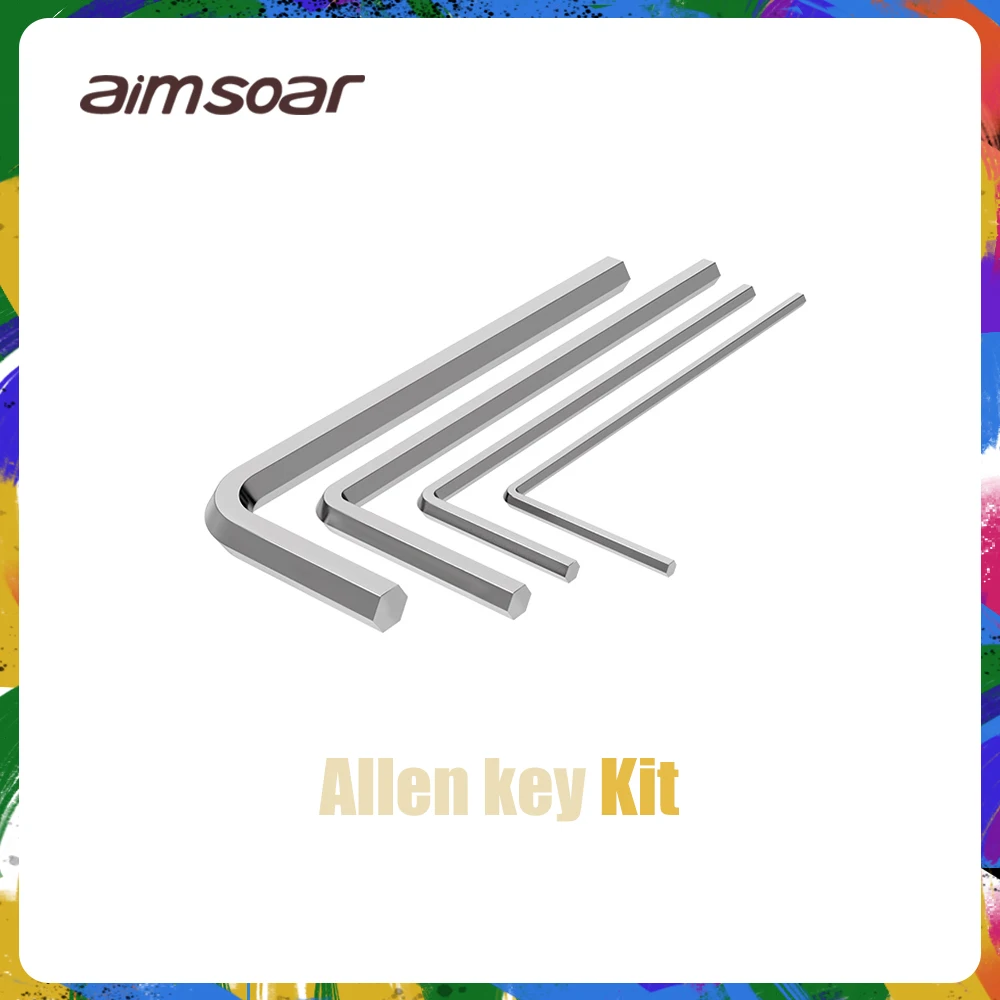 

3D printer Mini Hexagon Hex Allen Key Set Wrench Screwdriver Hand Tool Kit Micro Hex small Wrench 1.5mm-4mm