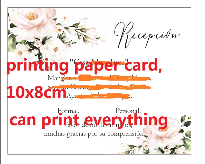 

Свадебные пригласительные билеты UOIUO, прозрачный акрил, 5 шт