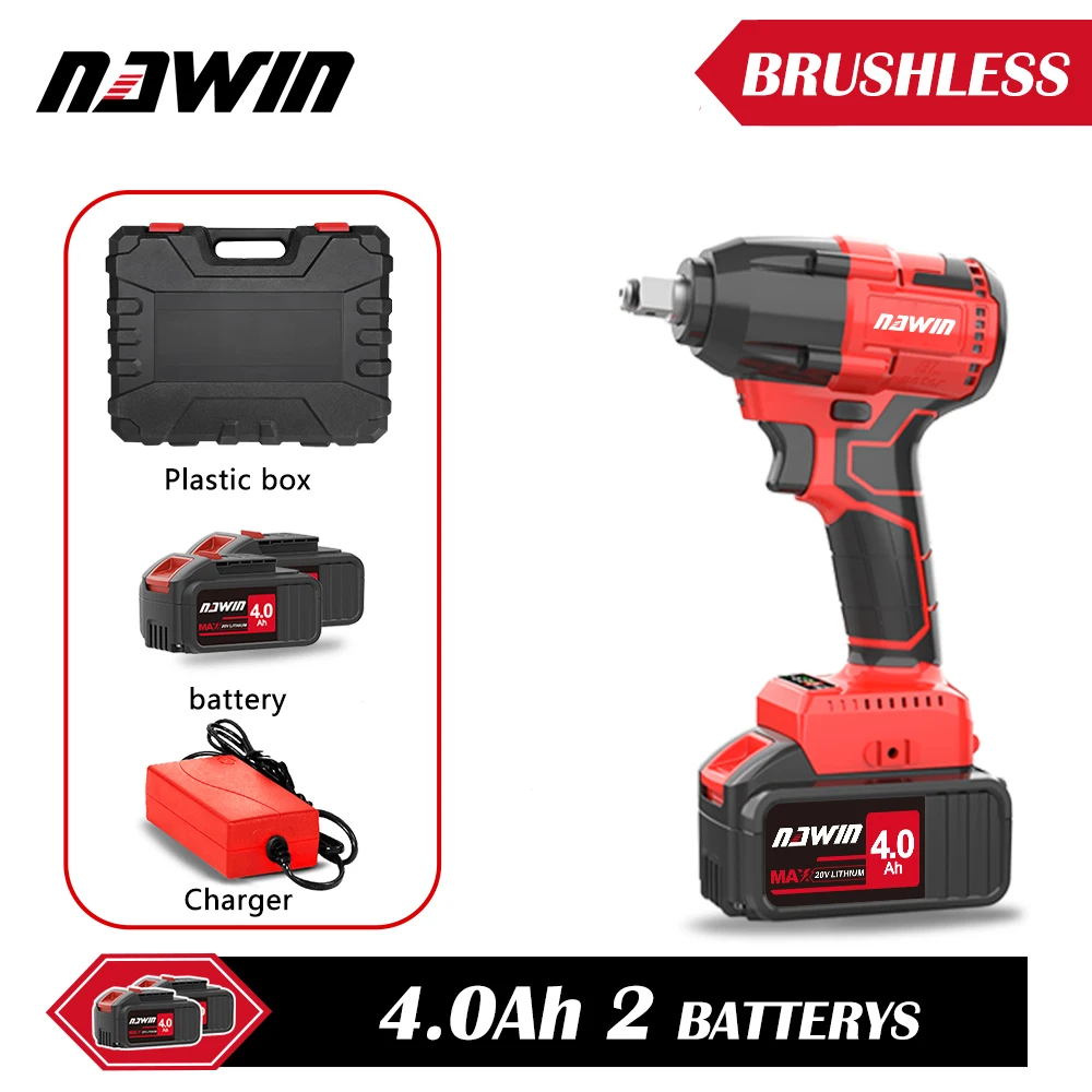 

Электрический гаечный ключ hacin, отображение Количества электроинструментов, вращение вперед и назад, 380 Н/м