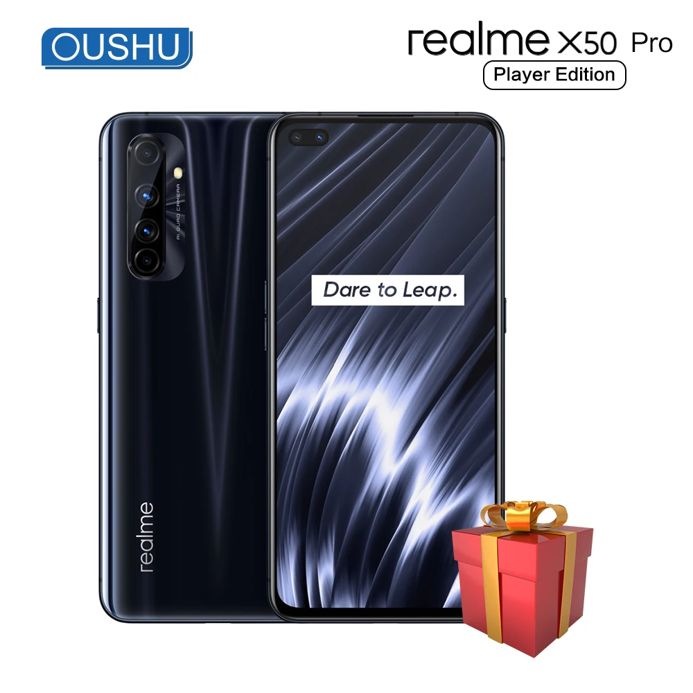Realme X50 Pro Player Edition 5G процессор Snapdragon 86 мобильный телефон UFS3.1 65W Super VOOC 180HzSampling Rate 6 44