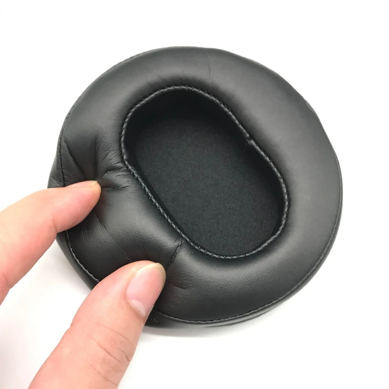 

2022 New 1Pair Ear Cushion Cover Soft Leather for denon-AH-D2000 D5000 D7000 Earpads