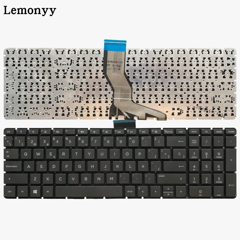 Испанская клавиатура для ноутбука hp двумя способами женские 17 W000 W100 W200 17t w000 w100 w200