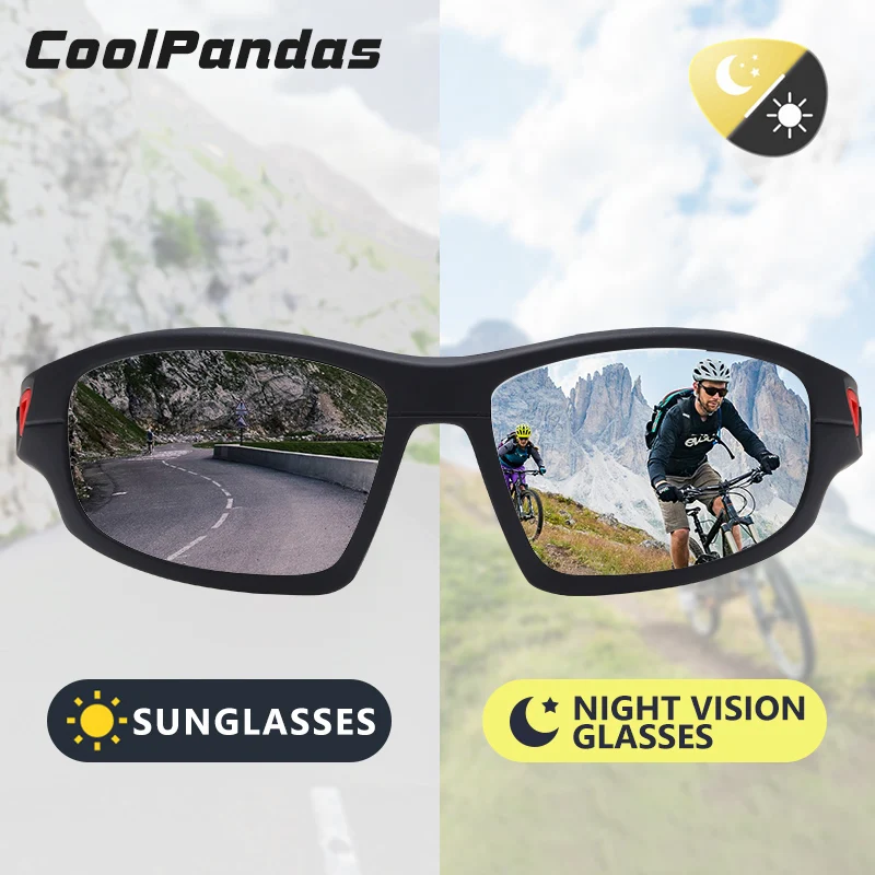 Мужские Солнцезащитные очки Хамелеон CoolPandas поляризационные солнцезащитные для
