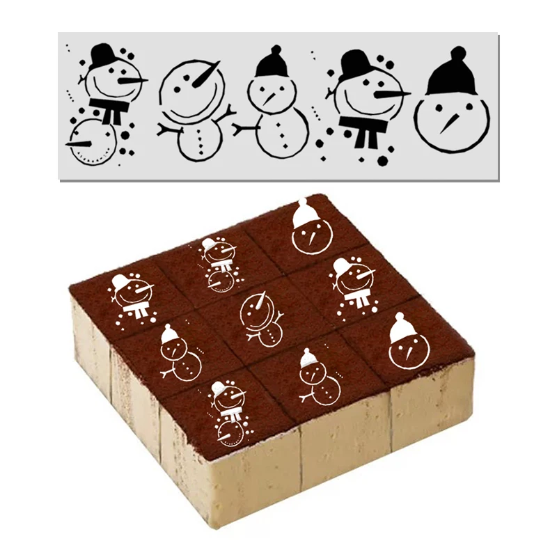 Пластмассовый торт кружева трафарет дизайн формы украшения шоколадный десерт