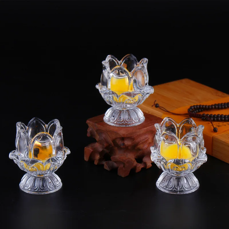 Винтажный прозрачный хрустальный подсвечник стеклянный столик скандинавский