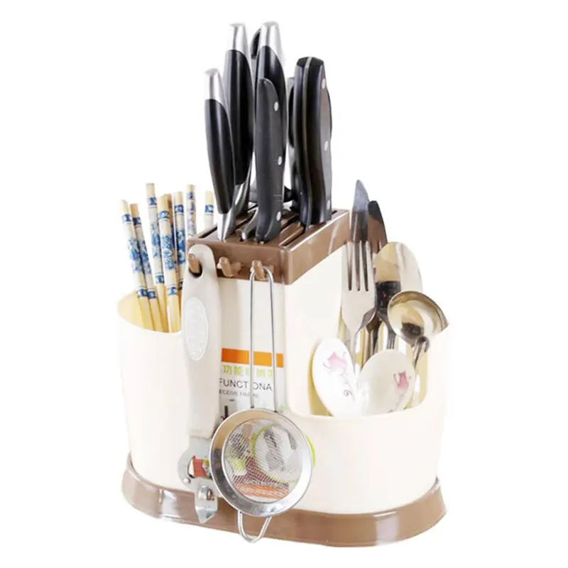 Кухонный блок для хранения ножей многофункциональная стойка инструмент посуды