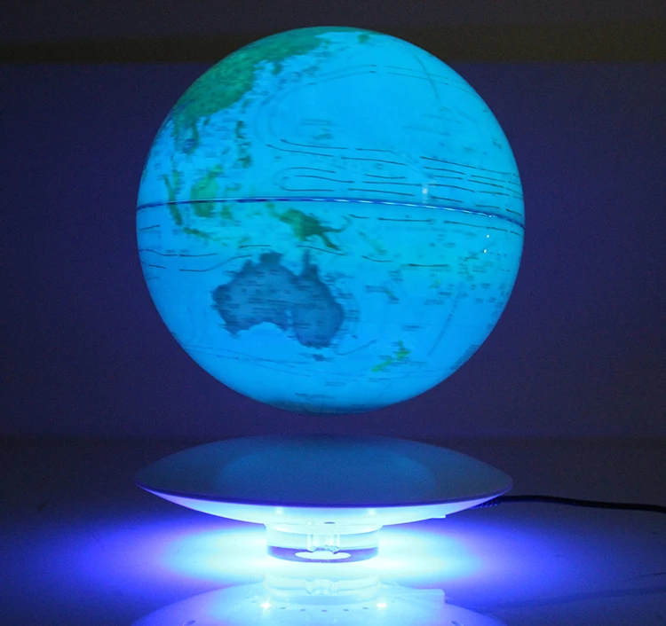 Домашнее украшение магнитная левитация 8 дюймов земляной вращающийся плавающий