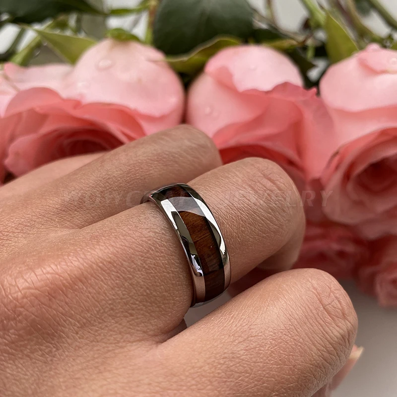 Кольцо из карбида вольфрама 8 мм для мужчин и женщин|Обручальные кольца| |