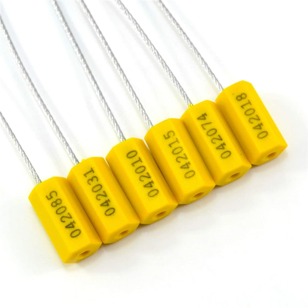 100 шт. знаменитостей Сталь безопасности кабель провод пронумерованные