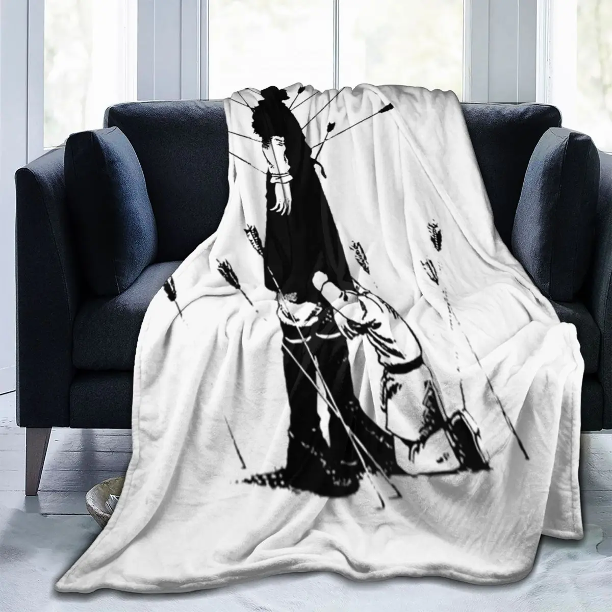 

Home Decorative Vinland Saga Classic Scene Throw Blankets Amazing Gifts Cozy Microfibre Blanket Throw