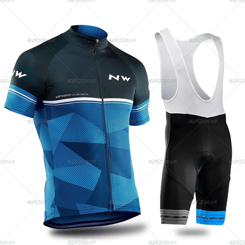 BibCyclingSet Pro Team Jersey велосипед набор Мужская велосипедная Одежда для верховой езды летняя форма с короткими рукавами велосипедные гонки на дорогах одежда Ropa Ciclismo Maillot - Цвет: BibCyclingSet