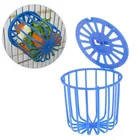 1 шт. корзина для птиц, пластиковая Многофункциональная Корзина для кормления птиц, стандартная корзина для клетки, кормушка для птиц, товары для домашних животных