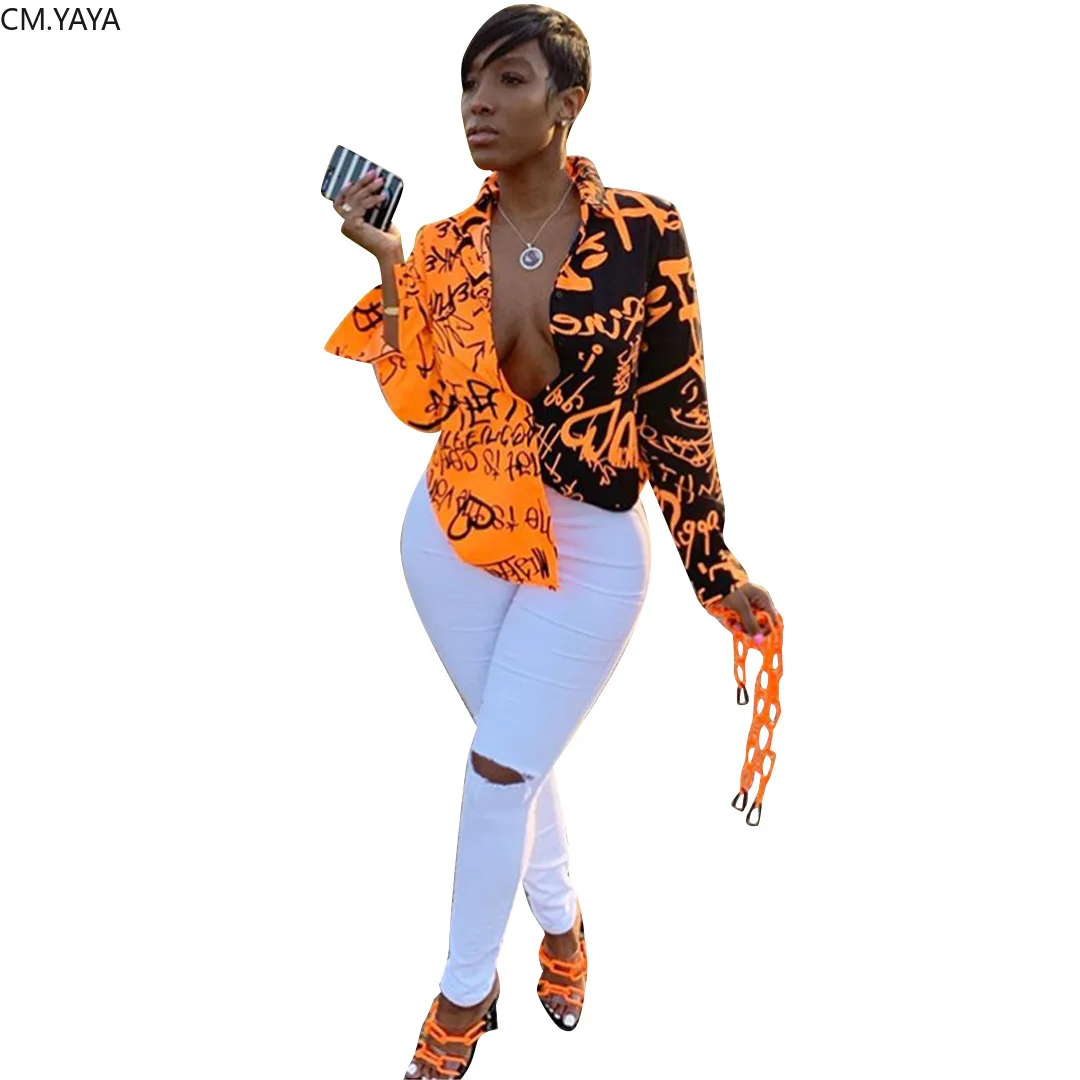 Женский осенне зимний комплект из блузки и джинсов с длинным рукавом