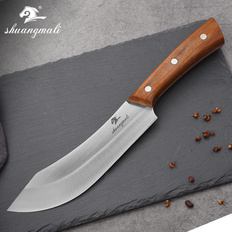 Многофункциональный нож мясника из высокоуглеродистой стали 4Cr13|Кухонные ножи| |