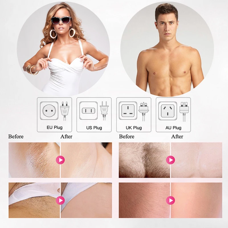 

Flashes Laser Epilator Permanent Hair Removal System For Women Whole Body Painless Profesional Hair Remover Device L1