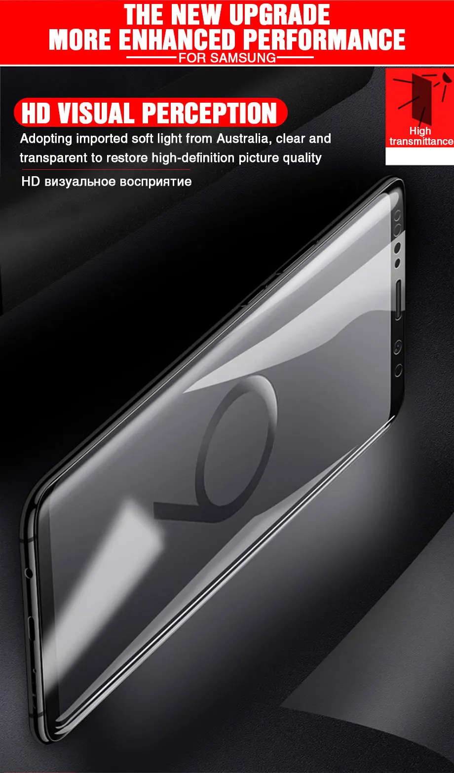 40D Гидрогелевая пленка для samsung galaxy S8 S9 Plus Защита экрана для galaxy s6 s7 edge note8 note9 S10E Plus мягкая пленка не стекло