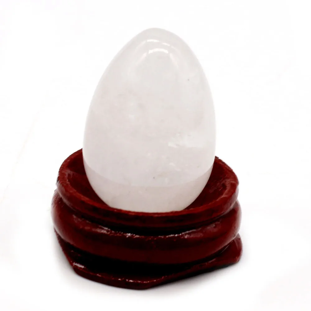 Натуральный камень, белый кристалл в форме яйца, модные очаровательные ювелирные изделия, драгоценный камень агат, украшения для дома с баз...