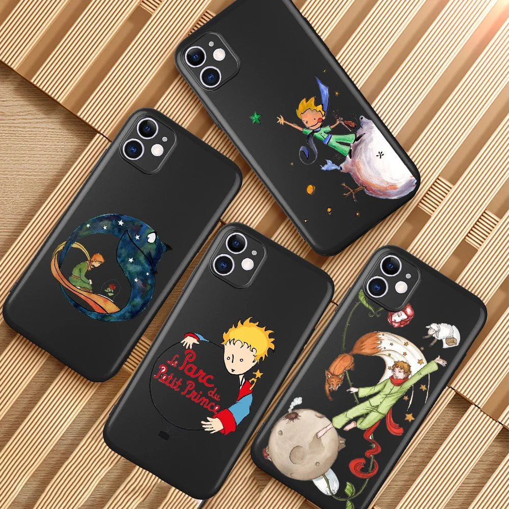 Мультяшный Милый Маленький принц для IPhone 13 12 Pro Max 5 6 6S 7 8 SE 2020 Plus X XS XR 11 чехол