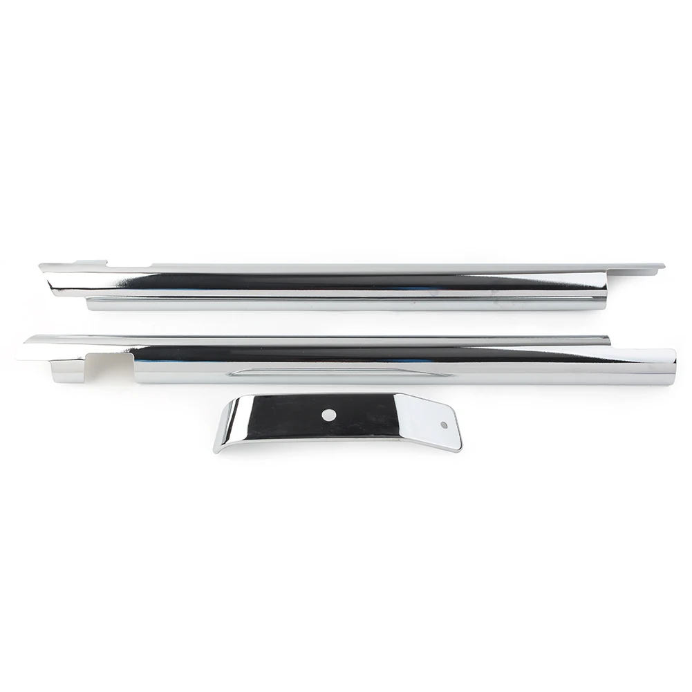 Защита рамы для мотоцикла 1Pair Front Chrome Down Tube для Harley Softail Fat Boy Twin Cam 2007-2017 on.
