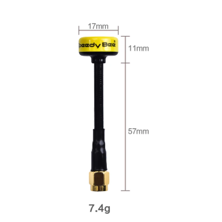 2 шт runcam speedybee 58 ггц 2dbi черный желтый ан