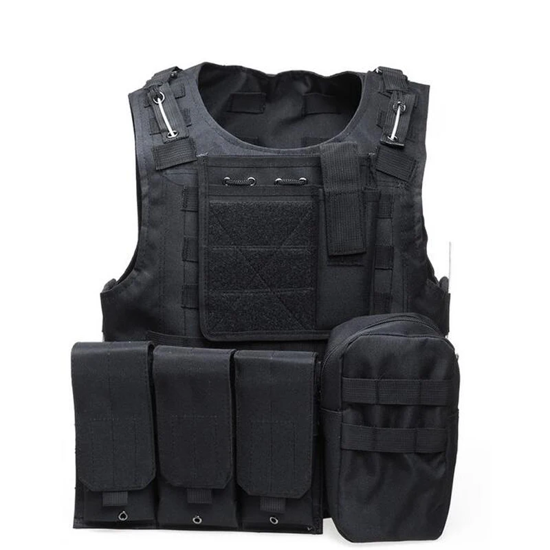 Камуфляжный охотничий военный тактический жилет Wargame Body Molle Armor охотничий жилет CS уличное снаряжение жилет