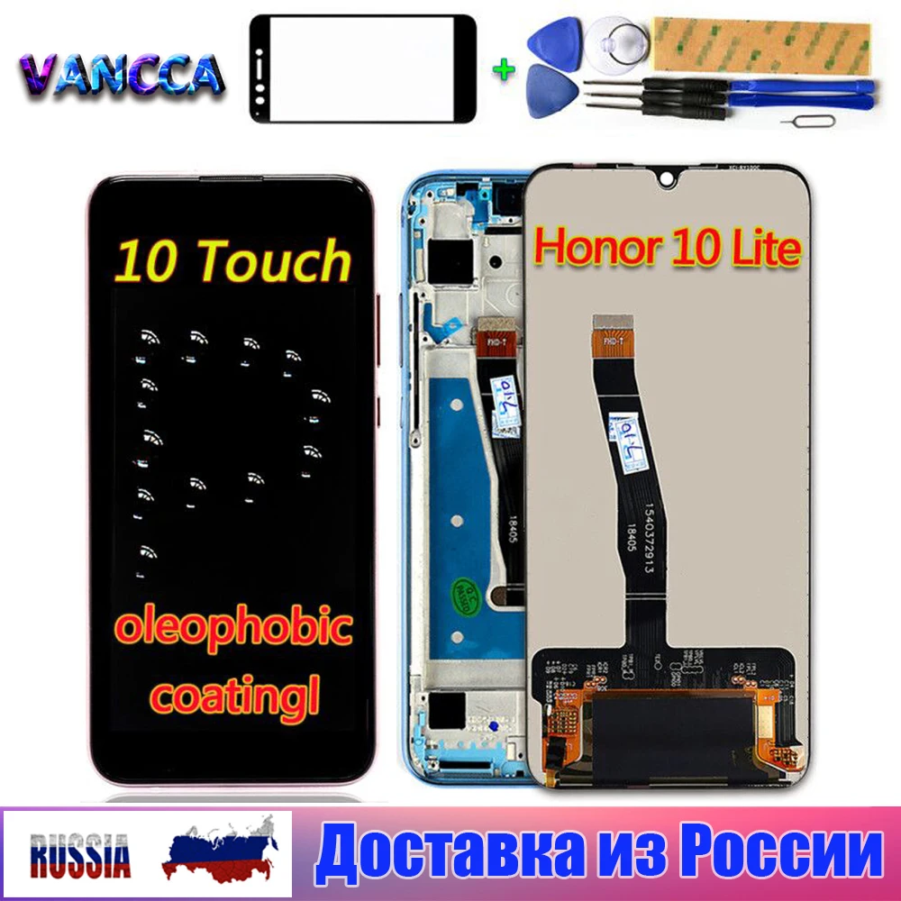 Enlarge For 6.21 Inch Huawei Honor 10 Lite LCD Display Touch Screen + Frame Digitizer Assembly For Honor 10i HRY-LX1 HRY-LX2 HRY-LX1T