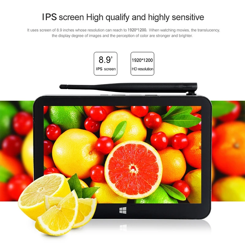 Горячая-PiPO X11 Мини ПК 8,9 дюймов 1920x1200 пресс-экран Windows 10 OS In tel Cherry Trail Z8350 2 ГБ/32 ГБ Смарт ТВ коробка Bluetooth 4,0