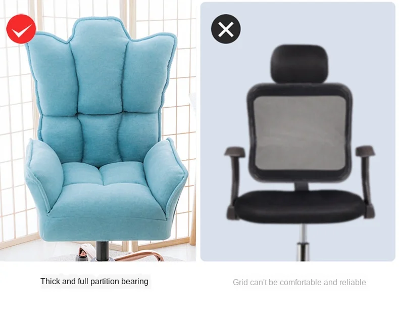 

360 Degree Rotation Home Computer Office Swivel Chairs For Bedroom Comfortable Kids Games Study Modern Dormitory Chair Furniture