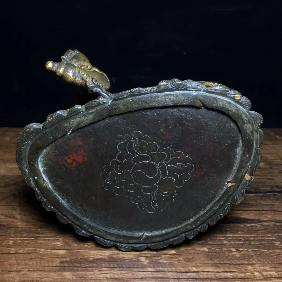 

LaoJunLu Pure Copper Buddha Statue Imitation antique bronze masterpiece collection of solitary Chinese traditional style jewelry