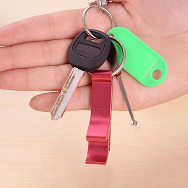 

3Pcs/Set 4 in 1 Bottle Opener Key Ring Chain Keyring Keychain Metal Beer Bar Tool Claw Gift
