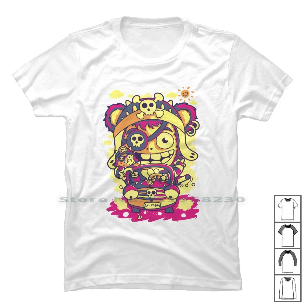 Футболка I'm Pirate 100% хлопок Мультяшные пиратские геймеры фильмы Rate Game Rat Ra Pi Ny