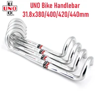 uno ultralight aluminum alloy road bike handlebar mountain bicycle 31 8mmx380400420mm silver bike accessories