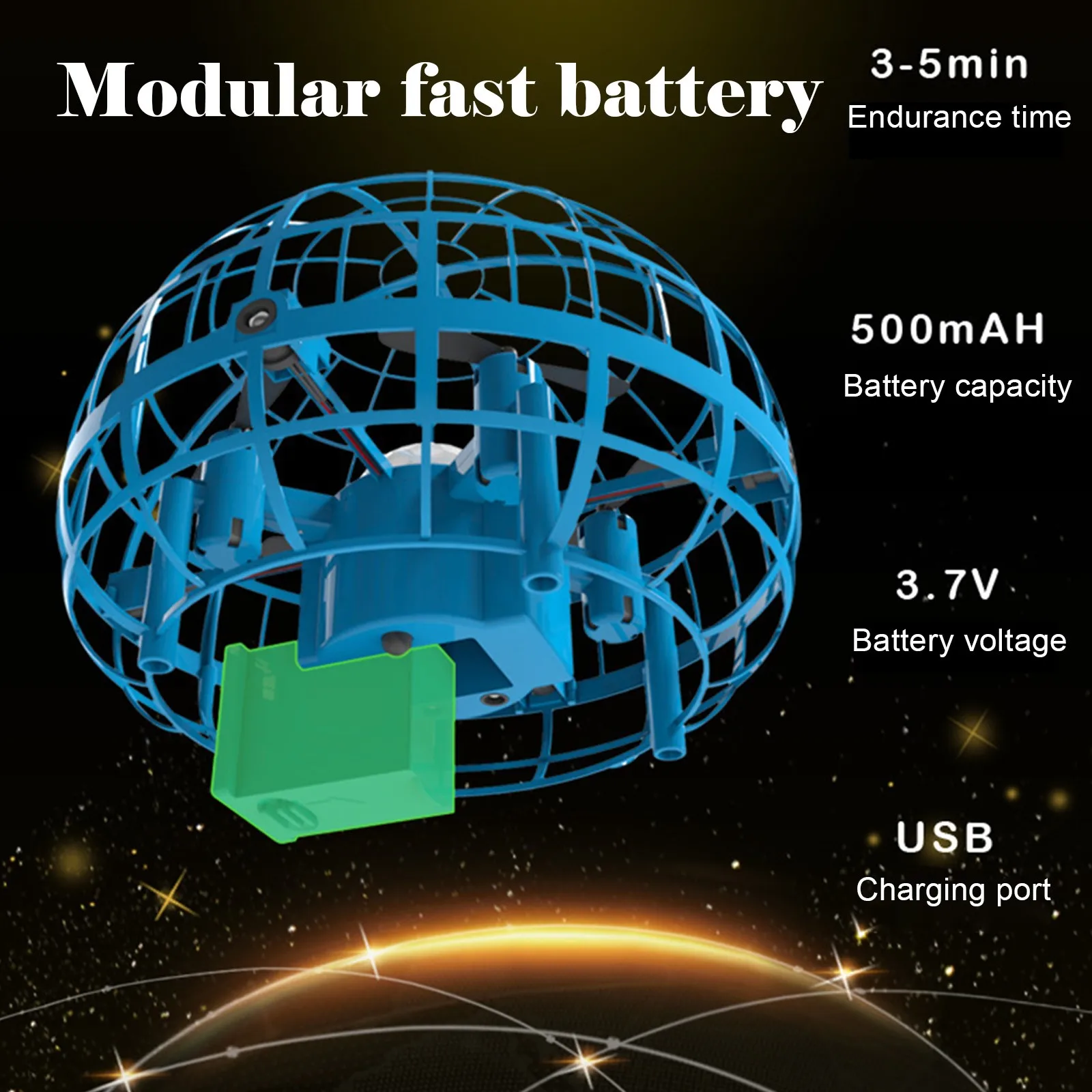 летающий мини вертолет fly orb bluedio ufo р
