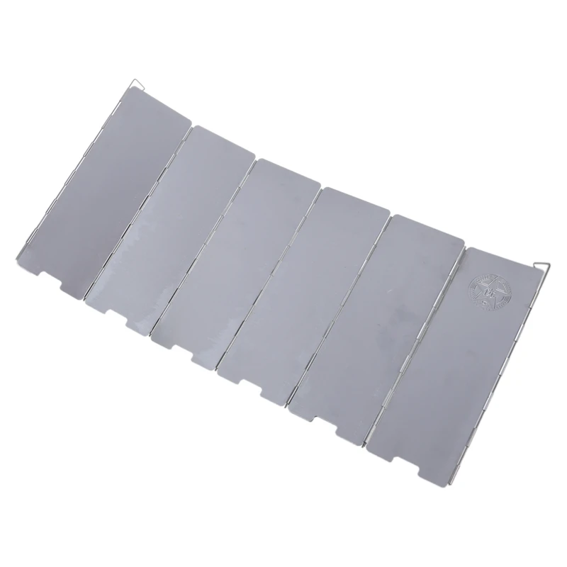 8-Plate Aluminum Alloy Camping Cooker Stove Foldable Wind Shield Screen | Спорт и развлечения