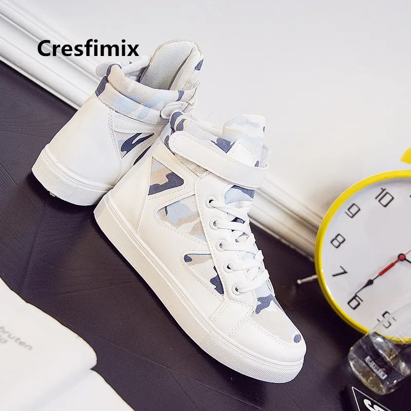 

Women Fashion Round Toe Black High Quality Spring High Shoes Ladies Casual White Stylish Comfort Shoes Teenager Flats G5541