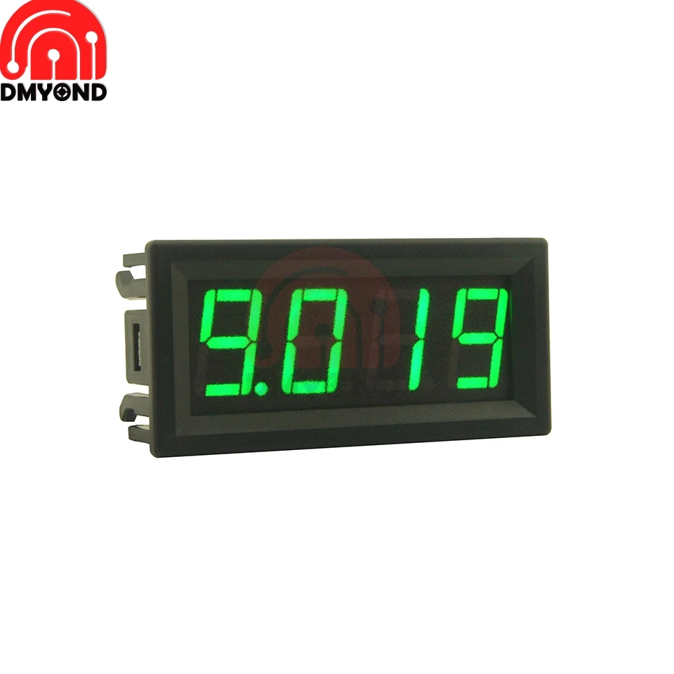 0 56 &quotЗеленый светодиодный цифровой вольтметр измеритель напряжения для