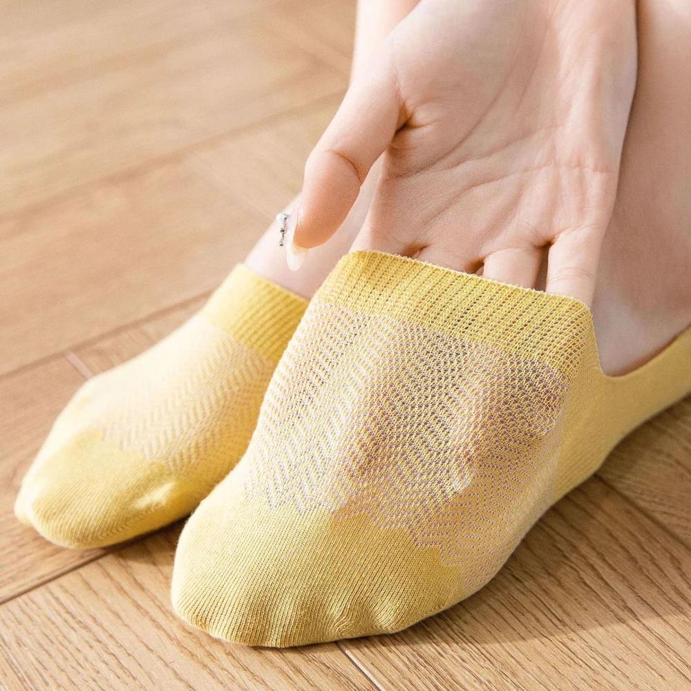 

Хлопковые женские носки, весна/лето, женские невидимые носки-лодочки, дышащие повседневные однотонные носки до щиколотки, женские короткие ...
