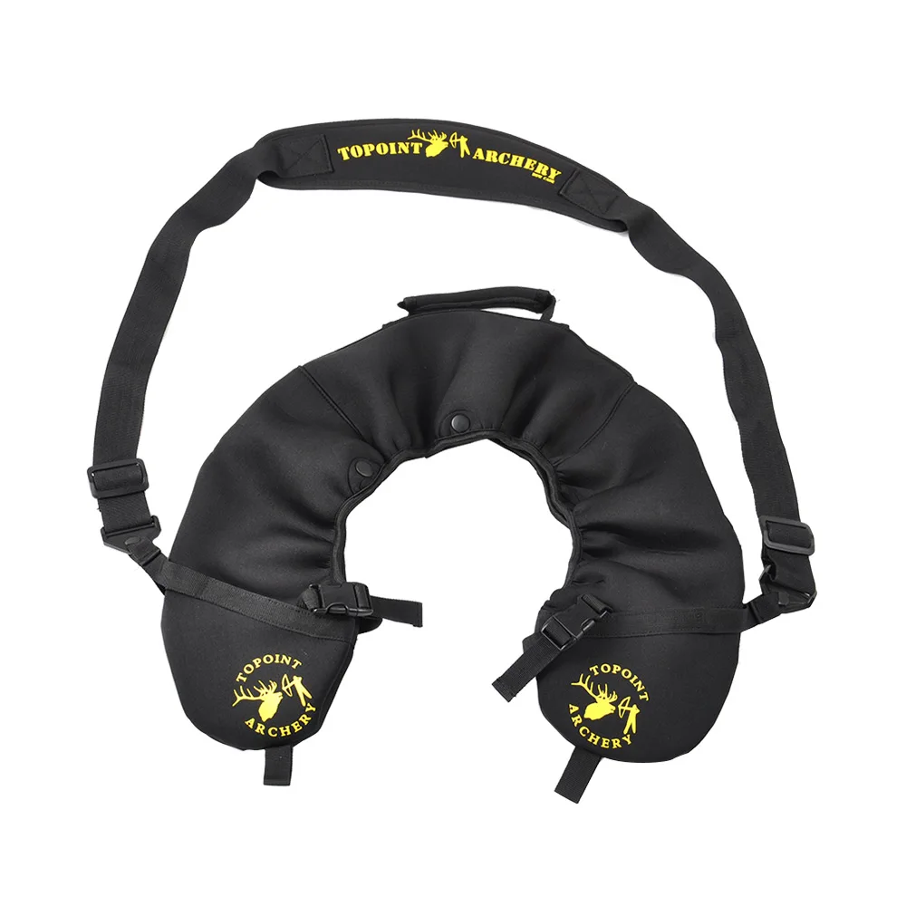 

Outdoor Hunting Archery Neoprene Bow Sling Case Compound Bow Holster Belt Bag, All Made of Nylon