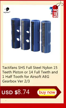 SHS Tune Up Kit ЧПУ из нержавеющей стали фрезерованный цельный сплошной цилиндр резьбовой блок встроенный поршень Охотничьи аксессуары M4