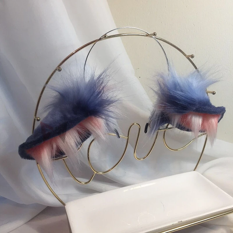 Обруч для волос с ушками кота и лисы аниме игр| |