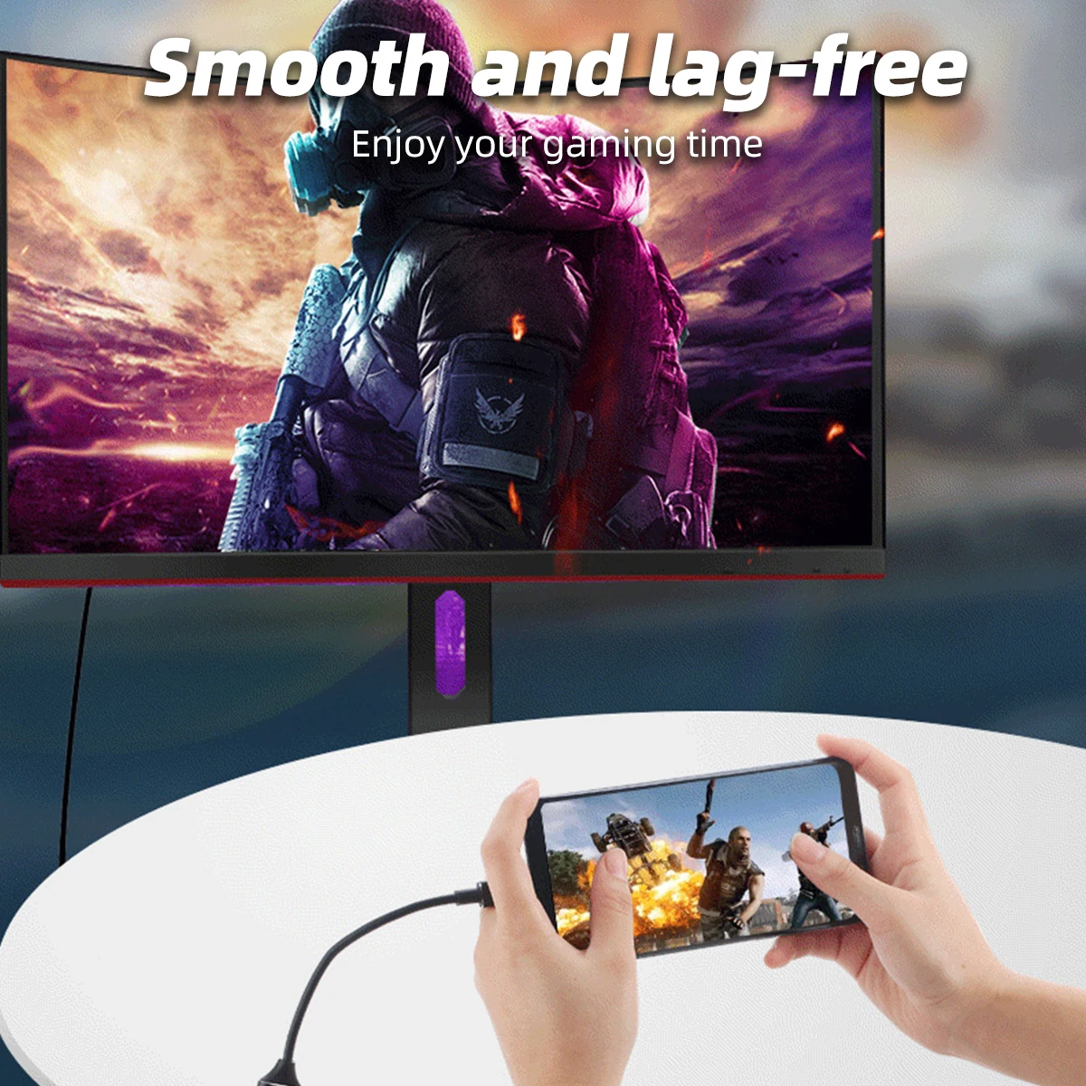 Адаптер USB Type C 4K 3 1 (телефон) в HDMI-совместимый адаптер | Электроника