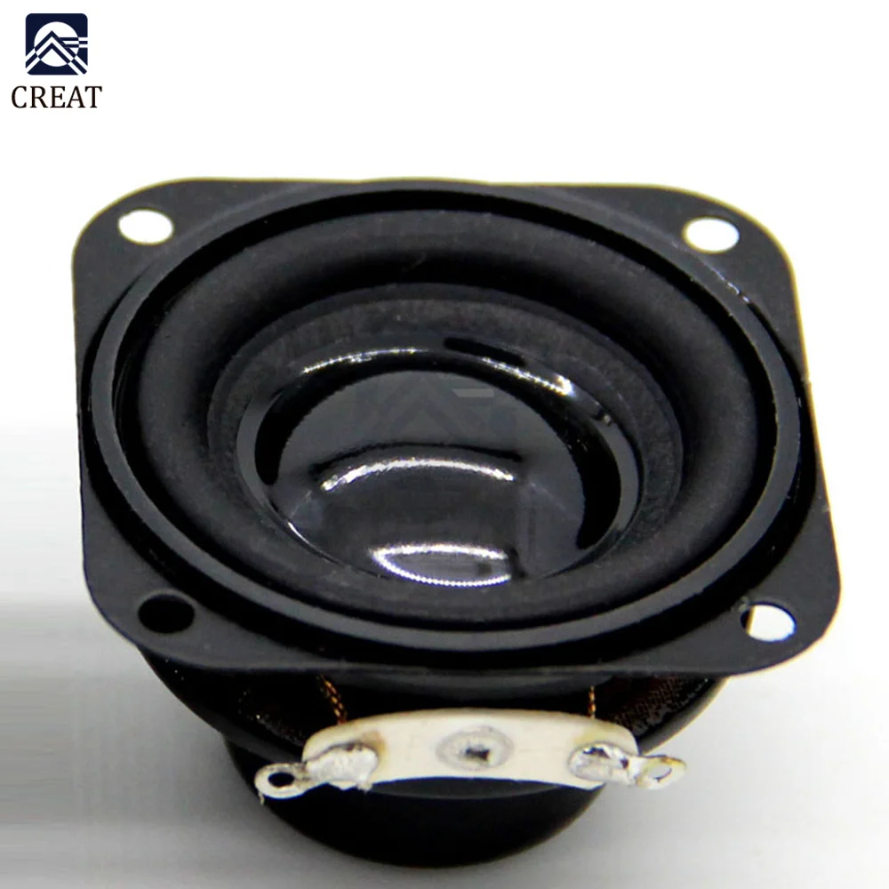 2PCS/Lot 1.5 Inch Internal Magnetic Speaker 4 Ohm 5W Bass Multimedia Small 40mm With Fixing Hole | Электронные компоненты и