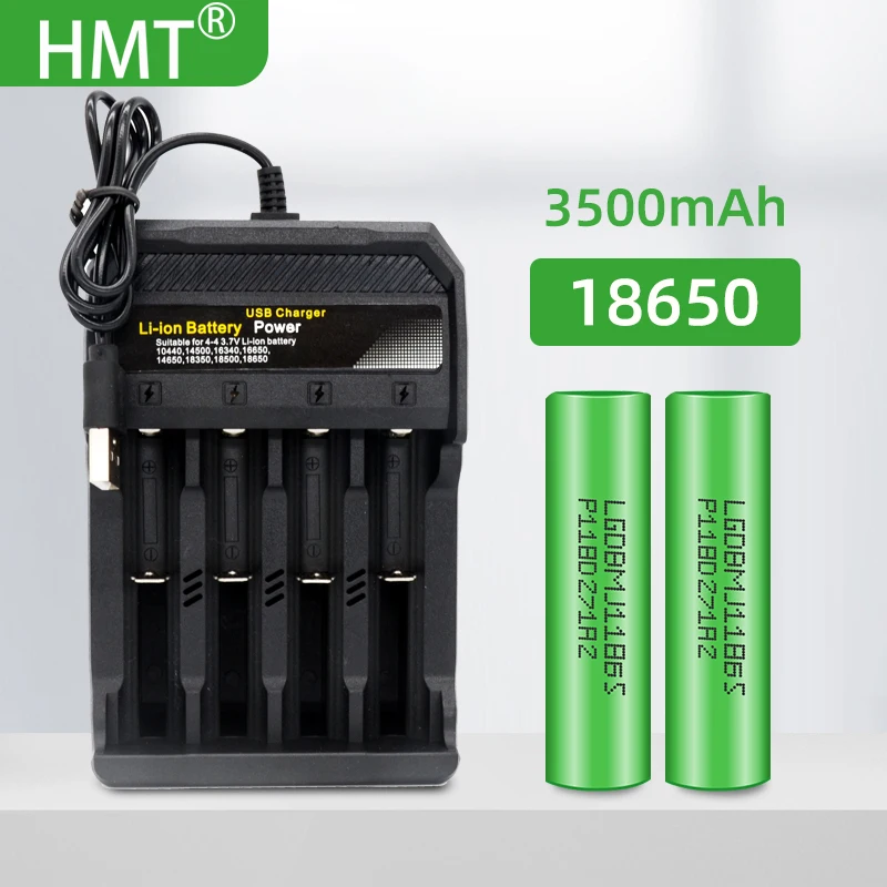 

3.7v 3500mah 18650 Lithium Rechargeable Battery MJ11-20PCS 100% Original MJ1 For Flashlight batteries for LG MJ1 3500mah battery