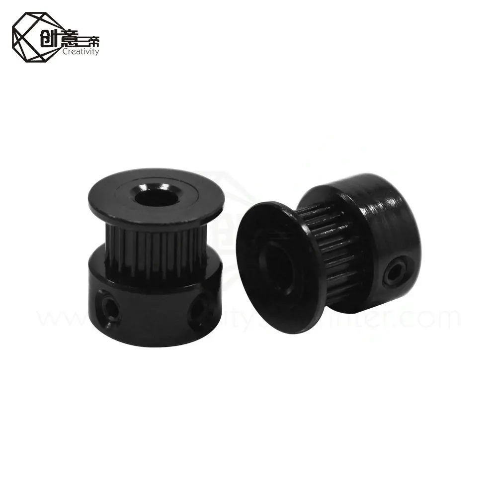 Деталь для 3D принтера диаметр 8 мм/5 мм ширина 6 черное синхронное колесо GT2 20 зубы