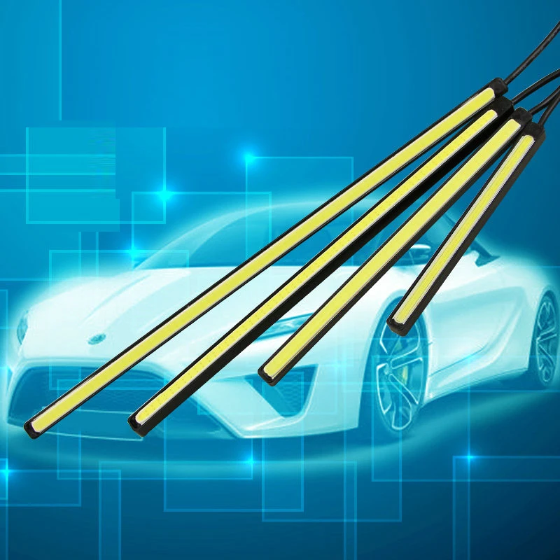 

Cob DRL светильник s Водонепроницаемый Автомобильный светодиодный высокого светильник ультра яркий COB для дневных ходовых огней светильник мо...