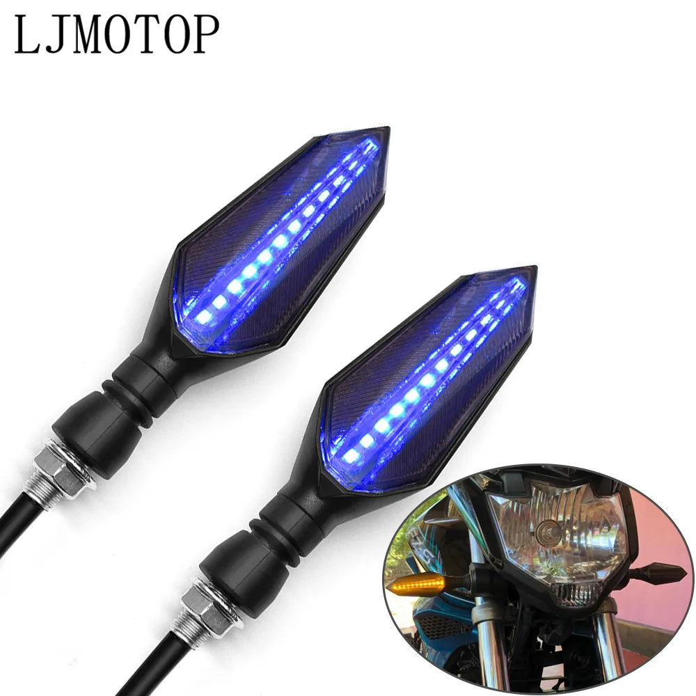 Светодиодная фара Flasher для мотоцикла указатели поворота YAMAHA mt07 mt09 fz07 fz09 mt/fz 07 09 mt10