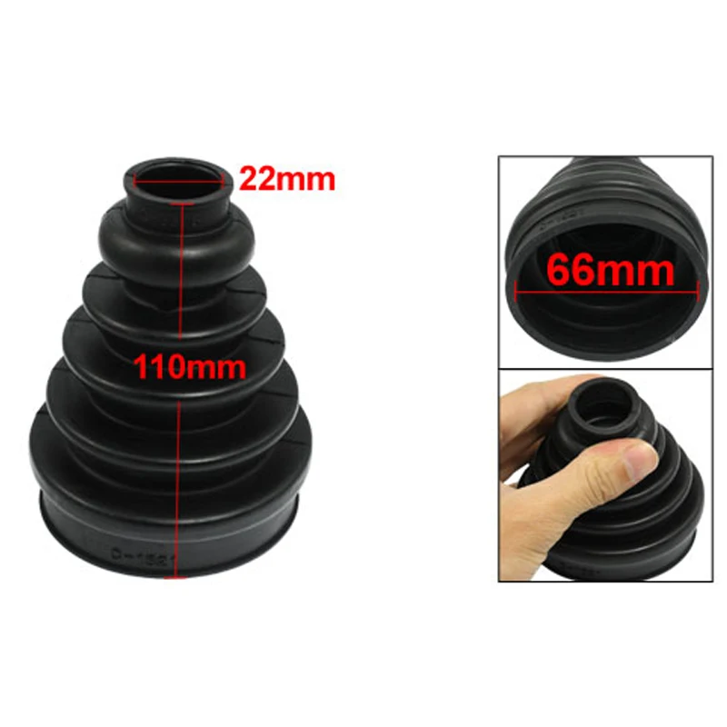 Автомобильные детали UXCELL черная резиновая внутренняя ось Cv противопылевая