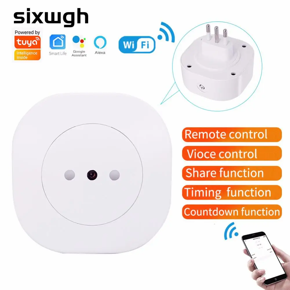 

Умная розетка с поддержкой Wi-Fi, 16 А/10 А